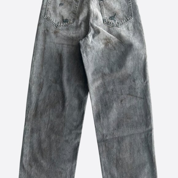 Enfants Riches Deprimes Grey Corpse Distressed Baggy Jeans - Picture 2 of 5